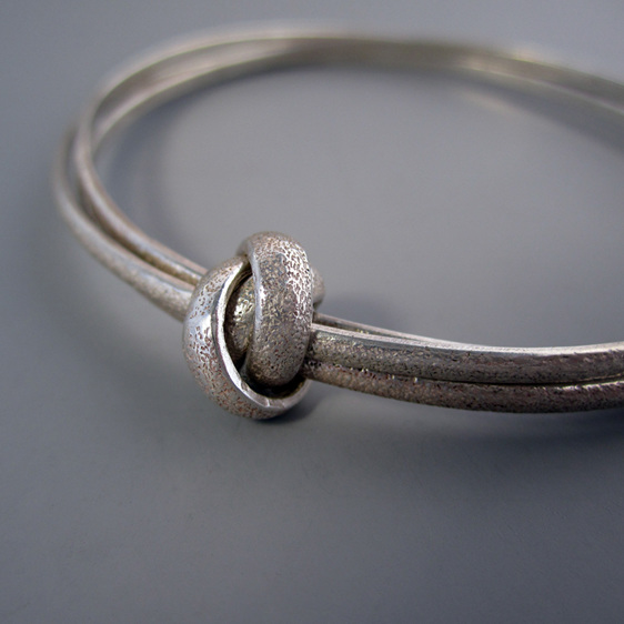 Sterling Silver Stardust Stacking bangles