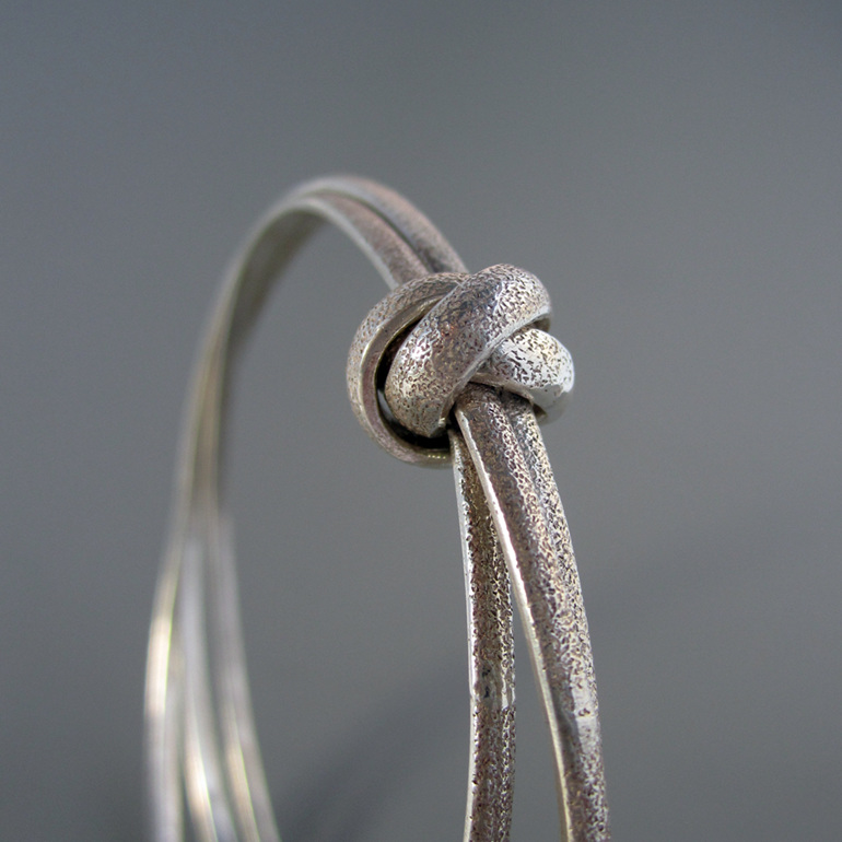 Sterling Silver Stardust Stacking bangles
