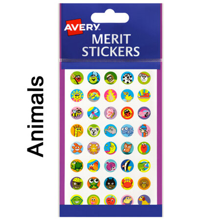 Stickers Avery Merit  - 13mm