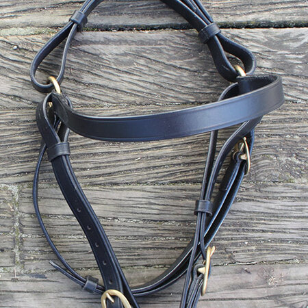 Stockmans Bridle with Plain Browband