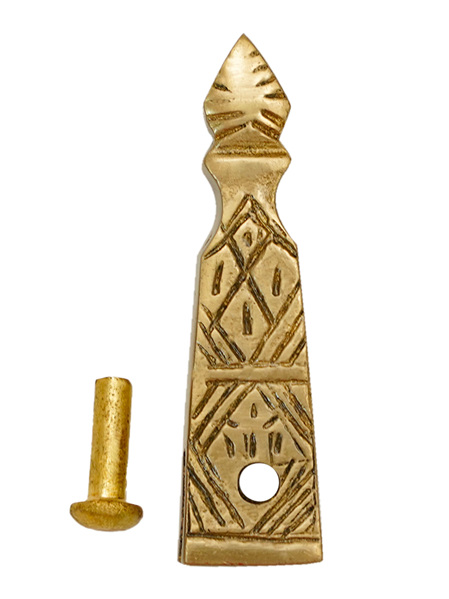 Strapend 9 - Small Medieval Brass Strapend