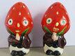 Strawberry people salt and pepper