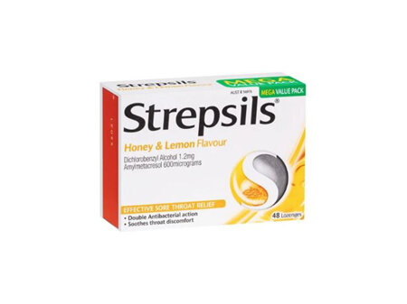 STREPSILS Honey/Lemon 48Lozenges