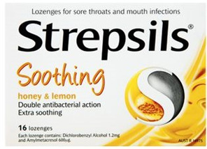 Strepsils Lozenges Honey & Lemon