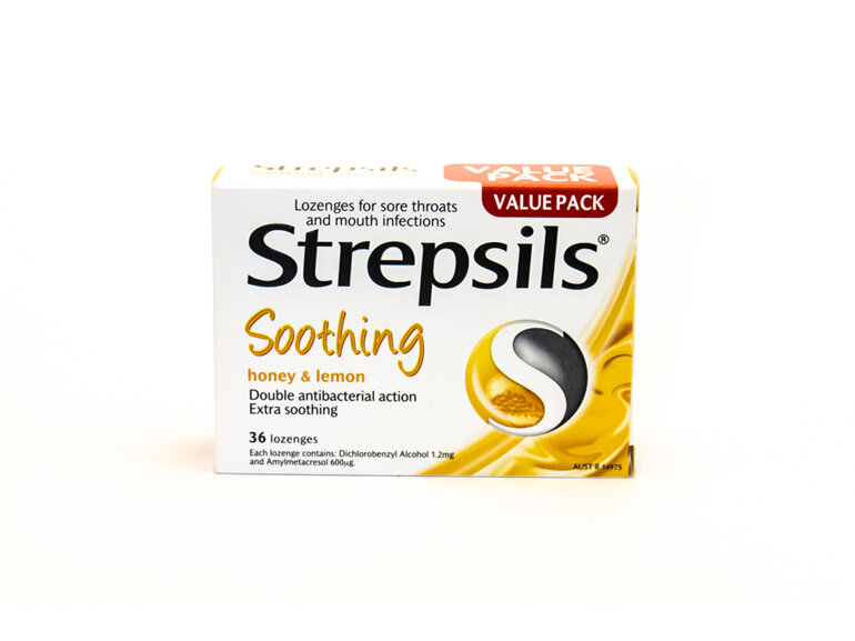 Strepsils Lozenges Honey & Lemon