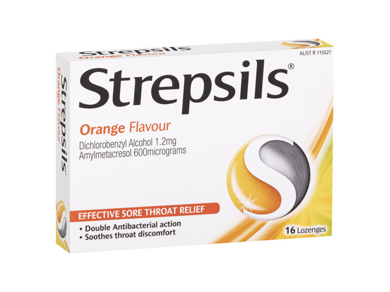 STREPSILS ORANGE 16 LOZENGES