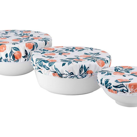 Stretch Bowl Covers 3pk - Amore Peaches