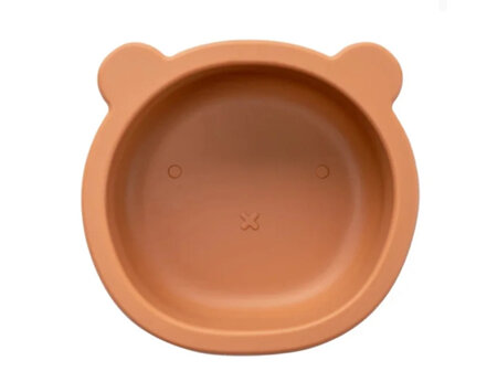Suction Bear Bowl - Cinnamon