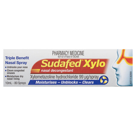 Sudafed Xylo Nasal Decongestant 10mL
