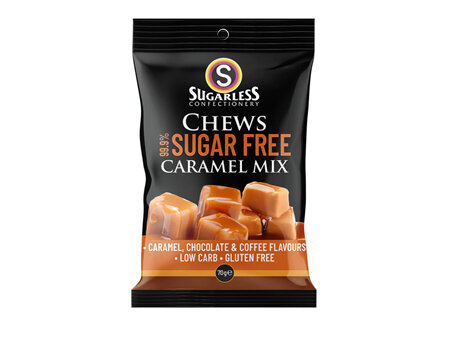 Sugarless Chews Caramel Mix 70g