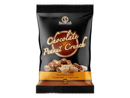 Sugarless Chocolate Peanut Crunch Balls 60g