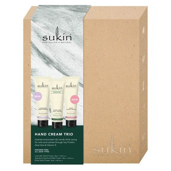Sukin Hand Cream Trio