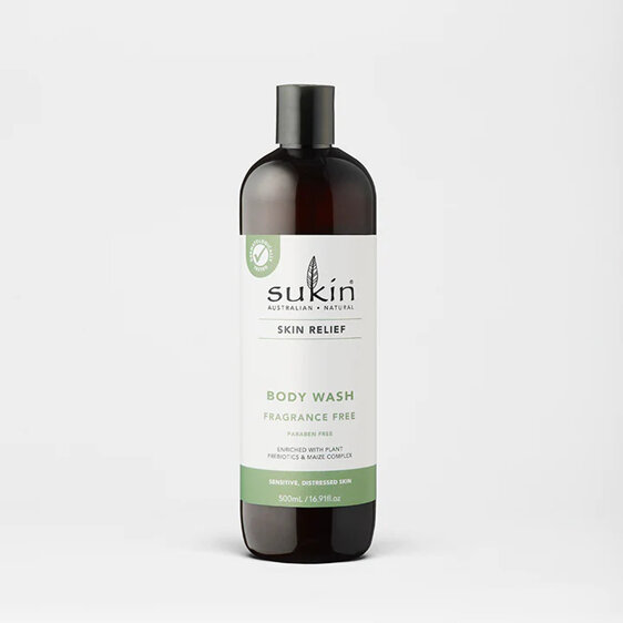 SUKIN Skin Relief Body Wash 500ml shower soap