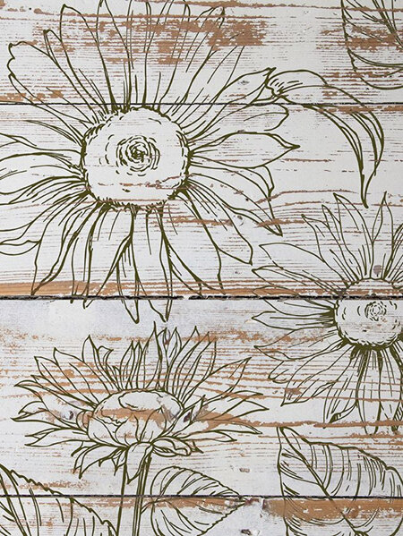 Sunflowers IOD Decor Stamp (2 page)