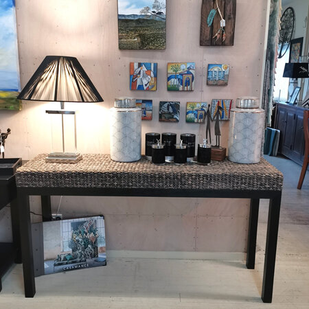 Supan Console Table - Chocolate & Charcoal Available now