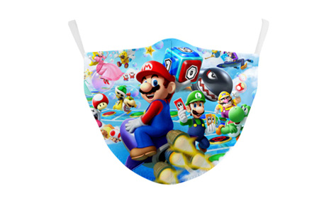 Super Mario Washable Mask - ADULT