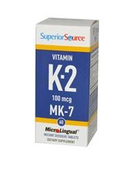 Superior Source Vitamin K2 Microlingual 100mcg MK-7