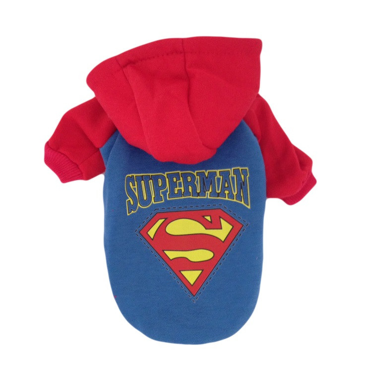 superman dog costume hoodie