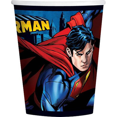 Superman Party Cups x 8