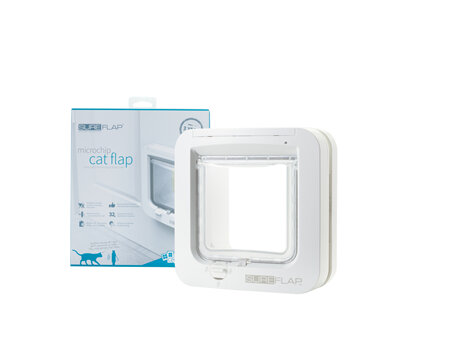 SurePet Microchip Cat Flap White