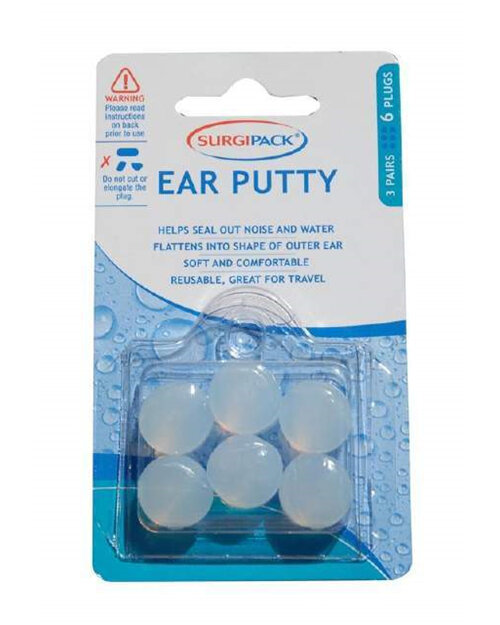 SurgiPack Ear Putty Ear Plugs 3 Pairs