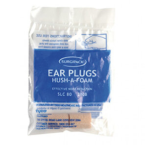 SurgiPack Hush-a-Foam Ear Plugs 1 Pair
