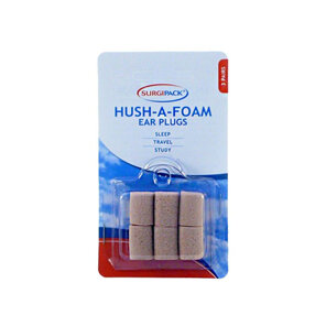SurgiPack Hush-a-Foam Ear Plugs 3 Pairs