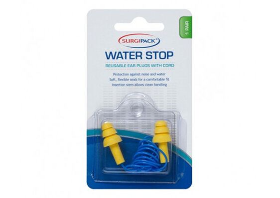 SurgiPack Waterstop Ear Plugs 1 Pair