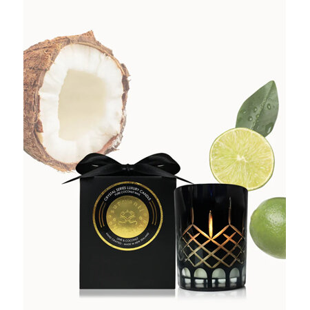 Surmanti Lime & Coconut Crystal Candle 150g