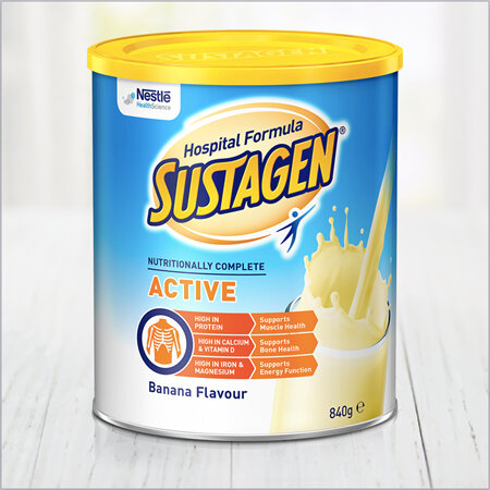 Sustagen® Hospital Formula Active 840g - Banana Flavour