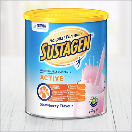 Sustagen® Hospital Formula Active 840g - Strawberry Flavour