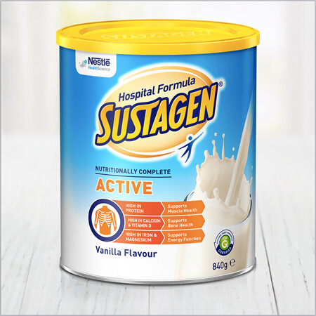 Sustagen® Hospital Formula Active 840g - Vanilla Flavour