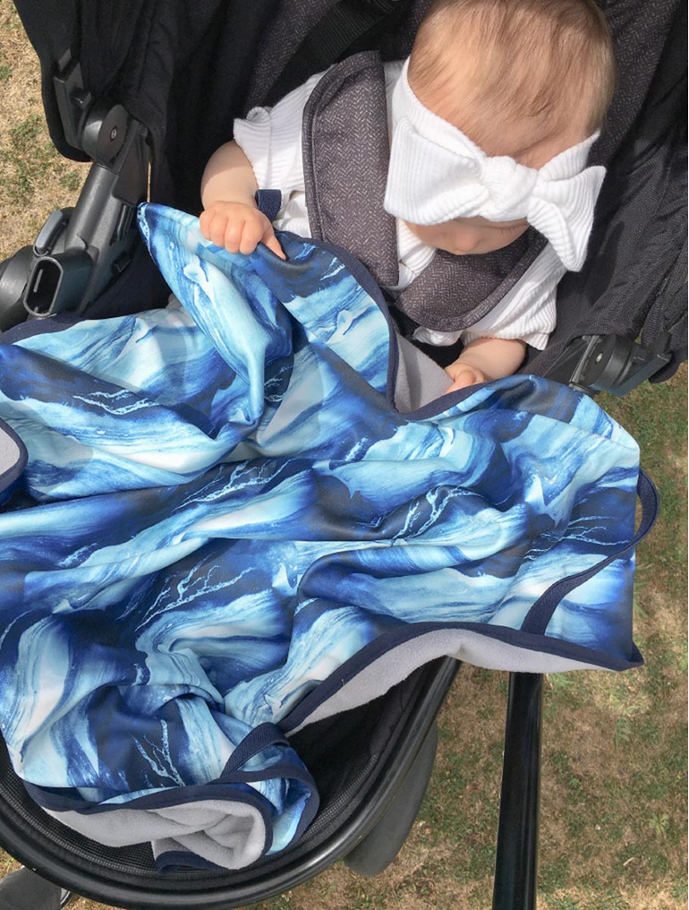 sustainable baby blanket outdoor mat change mat