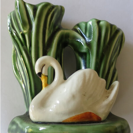 Swan spill or posy vase