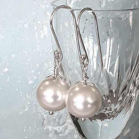 Swarovski Pearl Earrings