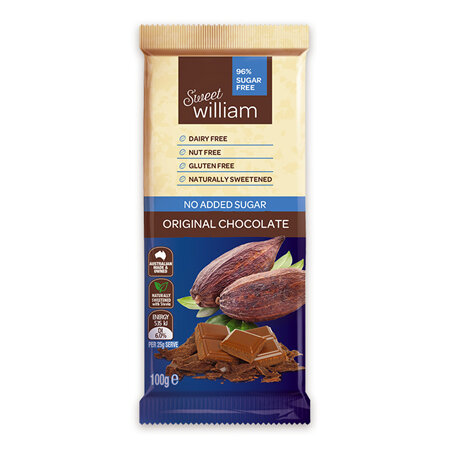 Sweet William 100g Chocolate Blocks