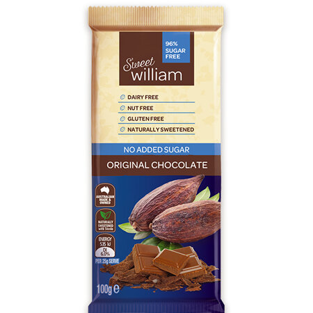 Sweet William Vegan Chocolate Bars - 100g