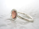 Sweetheart Sterling Silver and Copper Valentine Heart Ring Julia Banks Jewellery