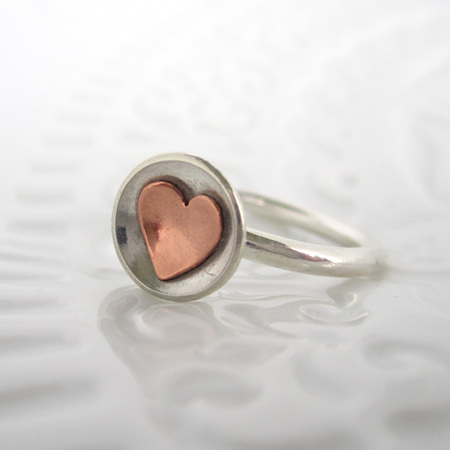 Sweetheart Sterling Silver Ring