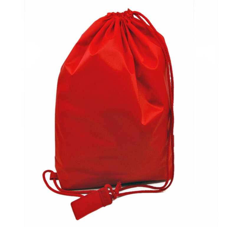 swim pouch red with red contrast