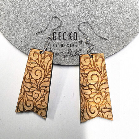 Swirly Pattern Earrings