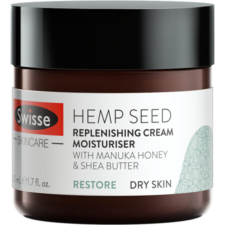 Swisse Hemp Seed Replenishing Cream Moisturiser 50mL