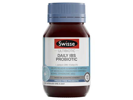 Swisse UltiBiotic Daily IBS Probiotic 30 Capsules