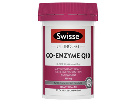 Swisse UltiBoost Co-Enzyme Q10 150mg 50 Capsules