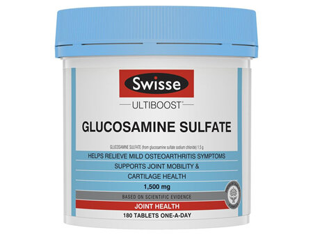 Swisse UltiBoost Glucosamine Sulfate 180 Tablets