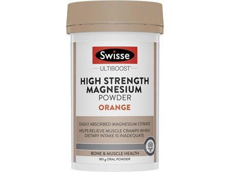 Swisse UltiBoost H/S Magnesium Powder Orange 180g