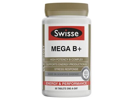 Swisse UltiBoost Mega B+ 60 Tablets