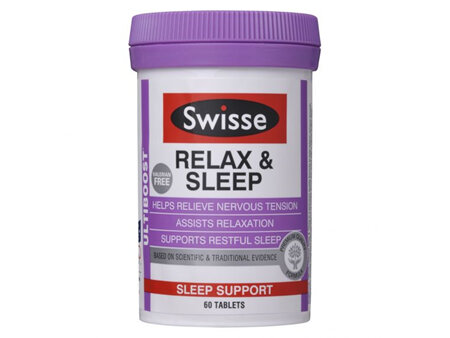 Swisse UltiBoost Relax & Sleep 60 Tablets