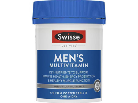 Swisse Ultivite Mens Multivitamin 120 Tablets