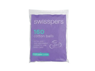 SWISSPERS Cotton Balls 160s